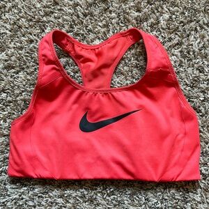 Nike coral sports bra